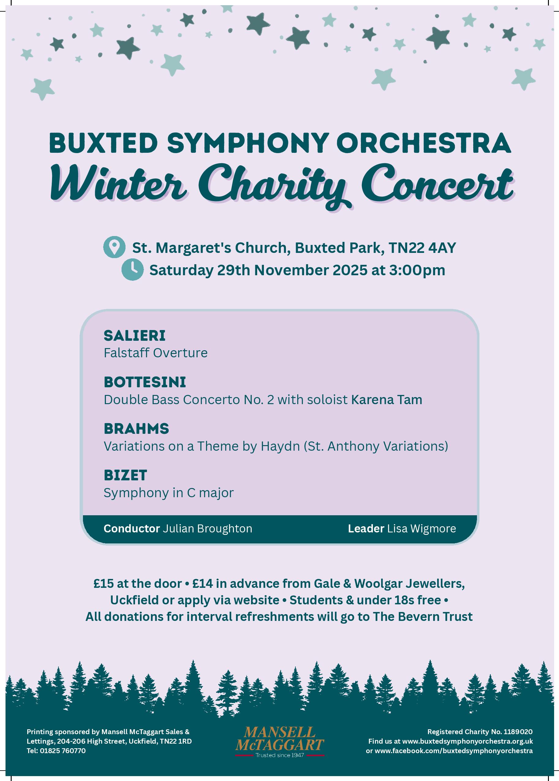 Buxted Symphony Orchestra Winter Concert